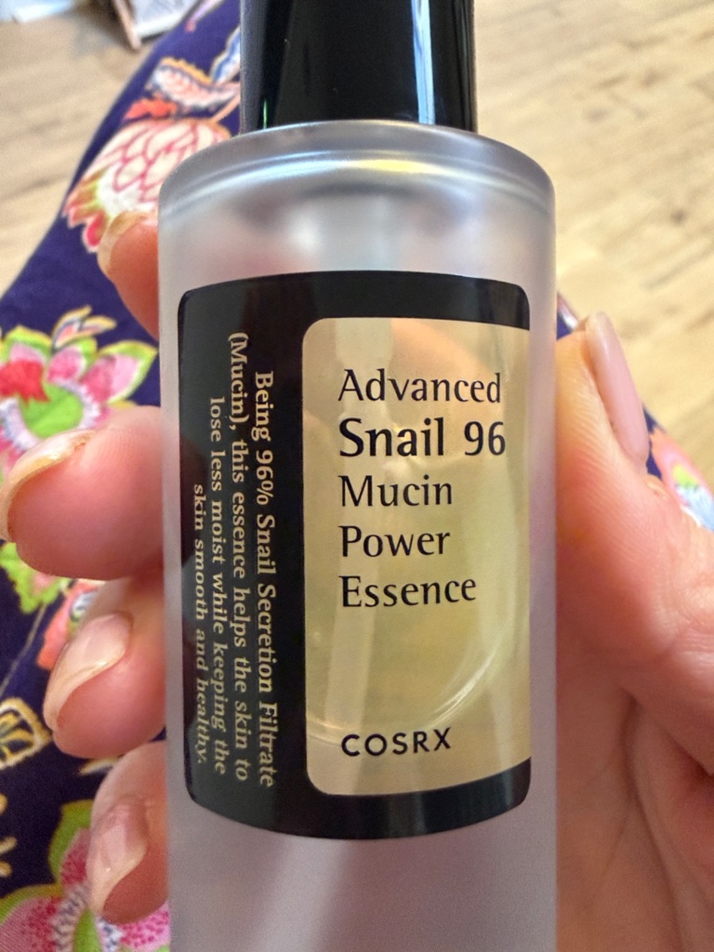 COS Clear Frosted Pump Bottle Skincare Essence - Picture 3 of 4